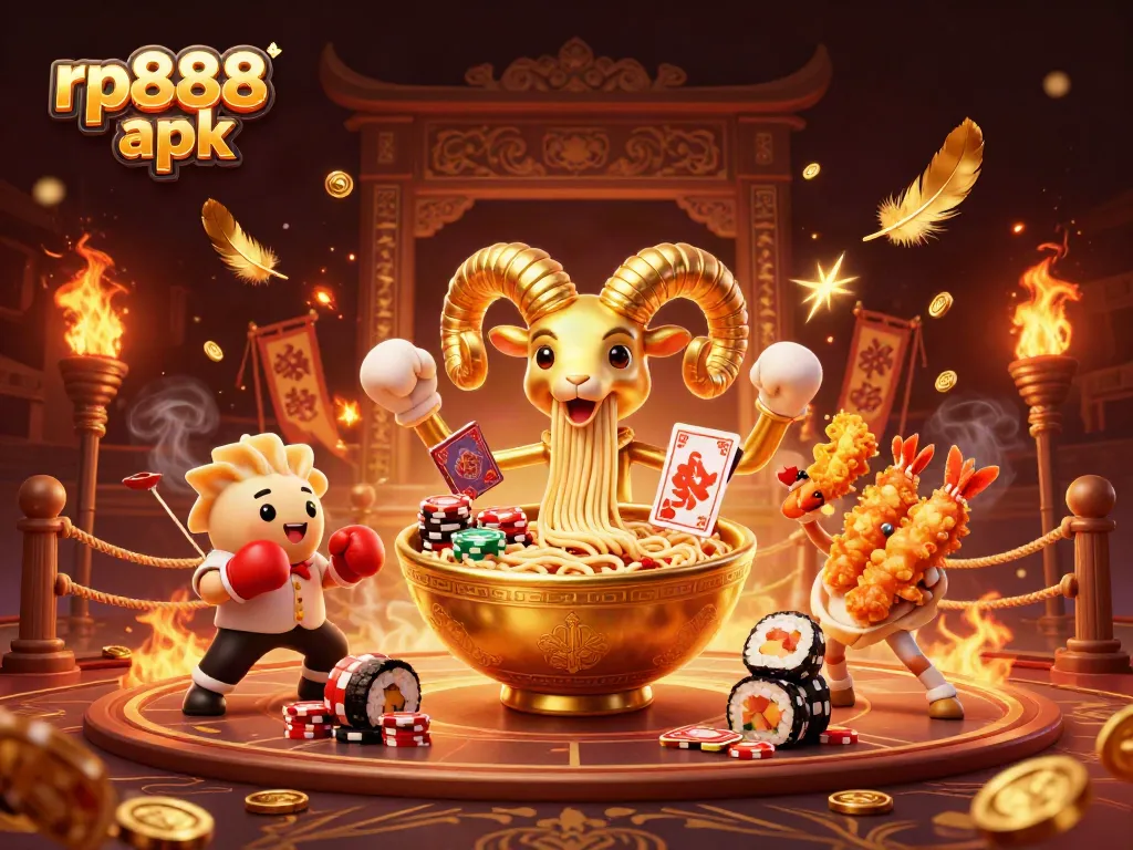 Experience thrilling gameplay with rp888 apk featuring vibrant 3D casino characters and action.