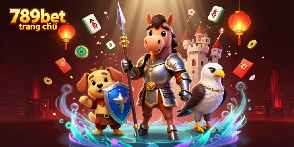 Engage in exciting games at 789bet trang chủ with dynamic visuals of characters and casino elements.