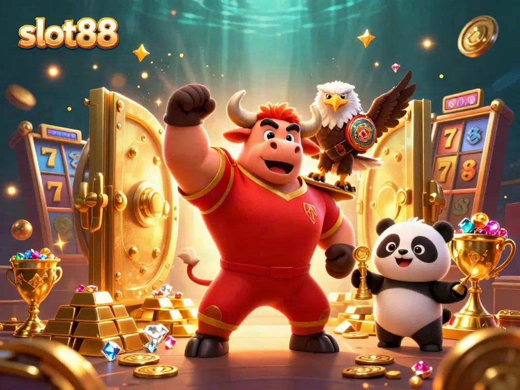 Experience thrilling slot88 adventures with dynamic characters and vibrant casino elements.