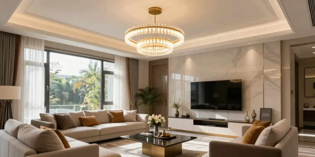 Lustre living moderne pentru decorul căminului tău - serviciu de iluminat de calitate.